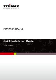 EW-7303APn v2 Quick Installation Guide - Edimax