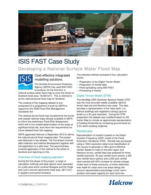 ISIS FAST Case Study - Halcrow