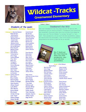 November 2012 - Greenwood School District