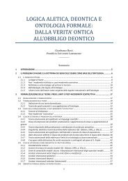 LOGICA ALETICA, DEONTICA E ONTOLOGIA FORMALE ... - STOQ