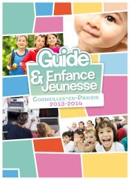 Guide enfance et jeunesse 2013-2014 - Cormeilles-en-Parisis