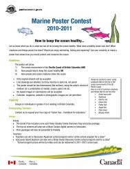 Marine Poster Contest - Shaw Ocean Discovery Centre