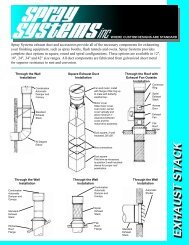 Spray Systems Exhaust Stack - Finishing Consultants