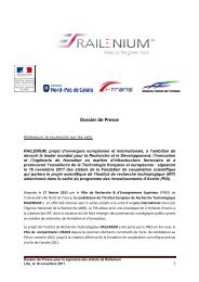 Railenium comprendra des financements publics ... - I-Trans