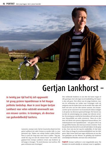 Gertjan Lankhorst â Verslaafd aan - VNO-NCW