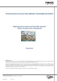 AIP Package Woensdrecht - Fokker Services
