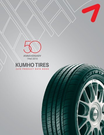 2010 Kumho Product Data Book - Sullivan Tire Company