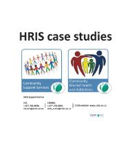 HRIS 6 case studies - CCIM