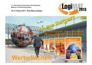 19.-21. Februar 2013 â Neue Messe Stuttgart - LogiMAT