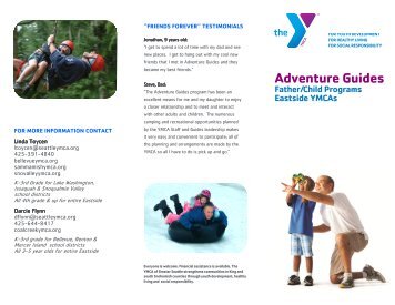 Adventure Guides Brochure - YMCA of Greater Seattle