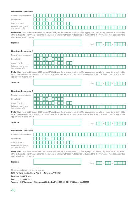 Personal Superannuation - IOOF Portfolio online > Login