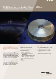 RSI 12 Momentum and Reaction Wheels 4 - Electronic Note Space ...