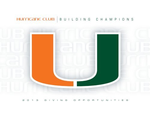 B u i l d i n g C h a m p i o n s - University of Miami Athletics