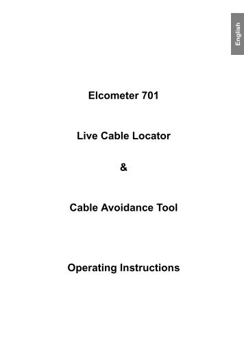Elcometer 701 Pipe and Cable Locator - AltaPaints and Coatings