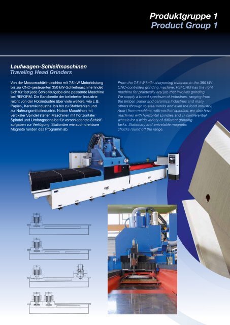 Schleifmaschinen Grinding machines - REFORM Maschinenfabrik ...