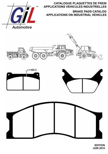 brake pads for industrial vehicles - GiL Automotive