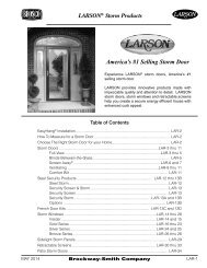 LARSON Storm Windows - Brosco