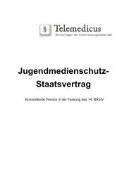 JMStV in der Fassung des 14. RÄStV - Telemedicus