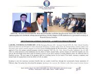 Press Release CEO-LSE / Secretary General SAFE Mr. Aftab Ahmed ...