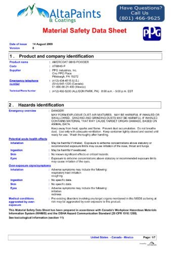 Amercoat 68HS - Pacific Southwest Coatings - Pacific