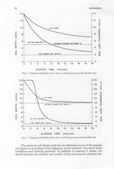 Soil Loss Tolerance - USDA-ARS Wind Erosion Research Unit