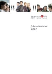 Jahresbericht 2012 - Studentenwerk Bielefeld