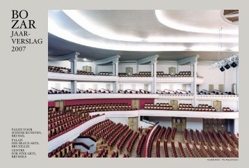 JAAR- VERSLAG 2007 - Bozar.be
