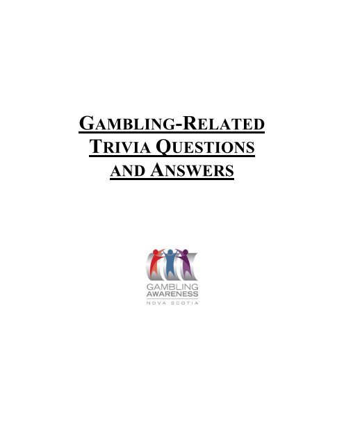 Gambling Related Trivia Questions And Answers
