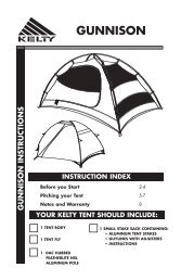 Gunnison 2.1 Pitching Instructions - Kelty