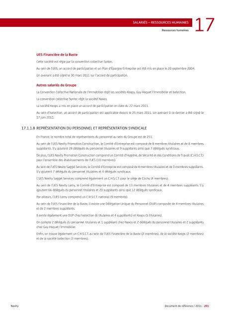 Document de rÃ©fÃ©rence 2011 (.pdf 2.11 Mo) - Nexity