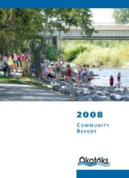 COMMUNITY REPORT - Town of Okotoks