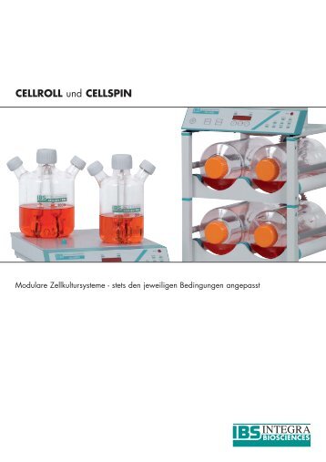Prospekt: CELLSPIN und CELLROLL Zellkultursysteme - INTEGRA ...