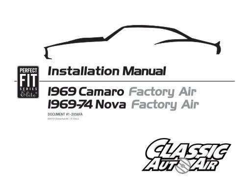 1969 Camaro Firebird - Classic Auto Air