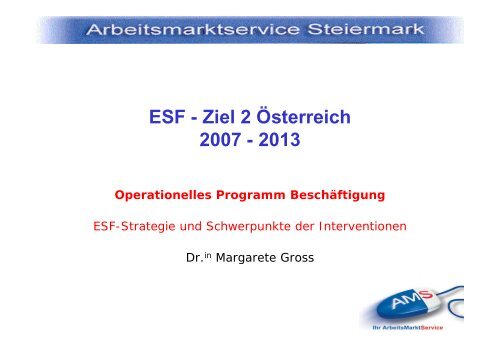 ESF - Regionalmanagement Graz & Graz-Umgebung