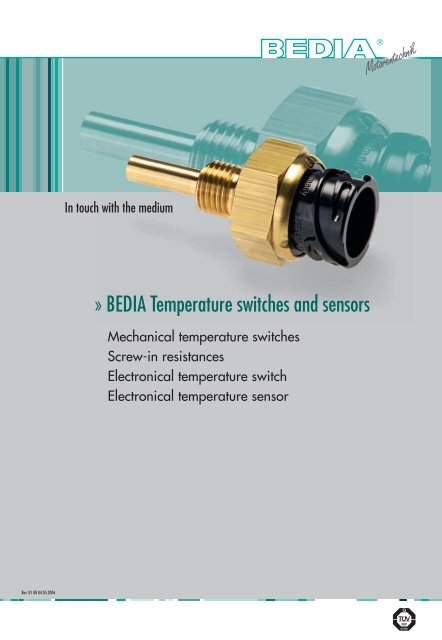 BEDIA Temperature switches and sensors - MECS