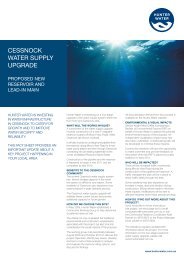 Cessnock Water Supply Upgrade - Stage 1b - Hunter Water