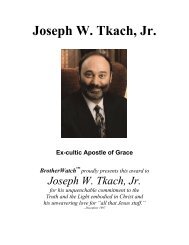 Joseph W. Tkach, Jr. - BrotherWatch