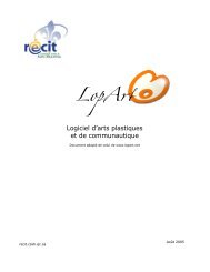 LopArt, logiciel d'arts plastiques et de communautique - RÃCIT de la ...