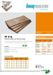 Glaswol productblad-TP416 - Weston Isolatie