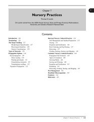 Chapter 7-Nursery Practices - National Seed Laboratory - USDA ...