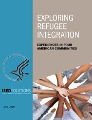 Exploring Refugee Integration: Experiences in Four American ...