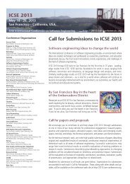 Printable A4-Size ICSE 2013 CFP Flyer - ICSE 2013 - International ...