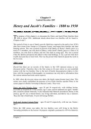 Chapter 5 - Henry and Jacob's Families - 1880 to 1930 - New Page 1