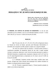 RESOLUÃ‡ÃƒO N.Â° 097, DE VINTE E DOIS DE ... - Tce.ma.gov.br