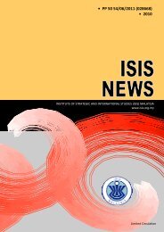 ISIS News 2010.pub - ISIS Malaysia