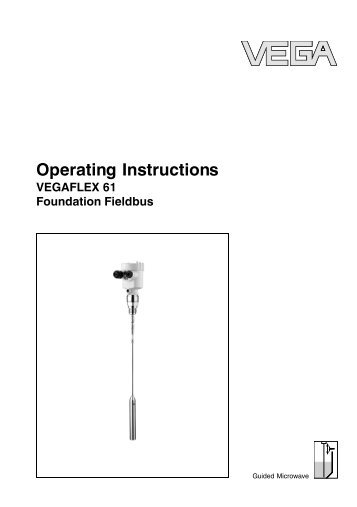 VEGAFLEX 61 - Foundation Fieldbus - Insatech