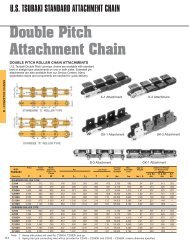 Double Pitch Attachment Chain