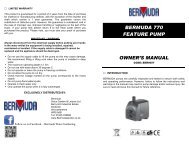 Feature Pump 770 - Bermuda