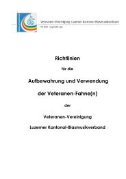 Richtlinien Aufbewahrung und Verwendung der Veteranen-Fahne(n)