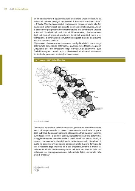 il quaderno conclusivo del progetto "Corridoio Esino" - Comune di Jesi